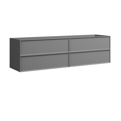Roxbury Wall Mount Double Vanity 72 Inch