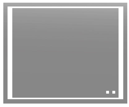 Sanctuary III Lighted Slique Mirror, 20" x 36" x 7/8", Rectangular, 2700/3000/4000K Temperature, Deffoger, Dimmable