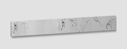 Quarztstone Side Splash, 18" x 4" x 3/4"