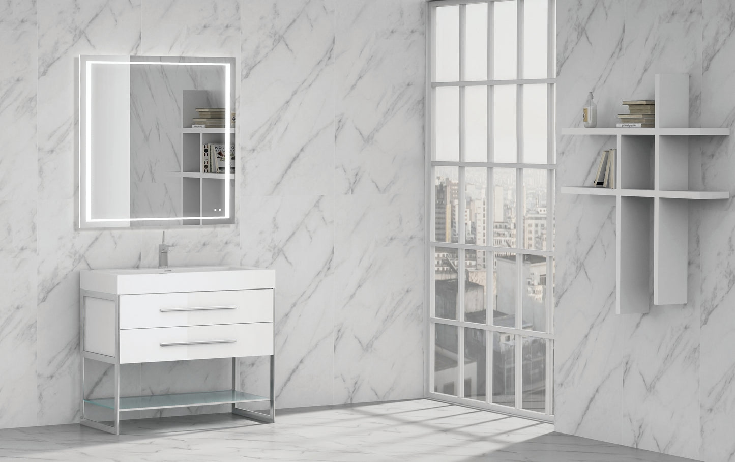 Silhouette 36" Free Standing Cabinet