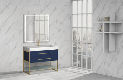 Silhouette 48C" Free Standing Cabinet