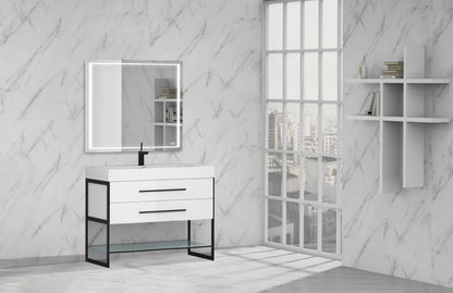 Silhouette 48C" Free Standing Cabinet