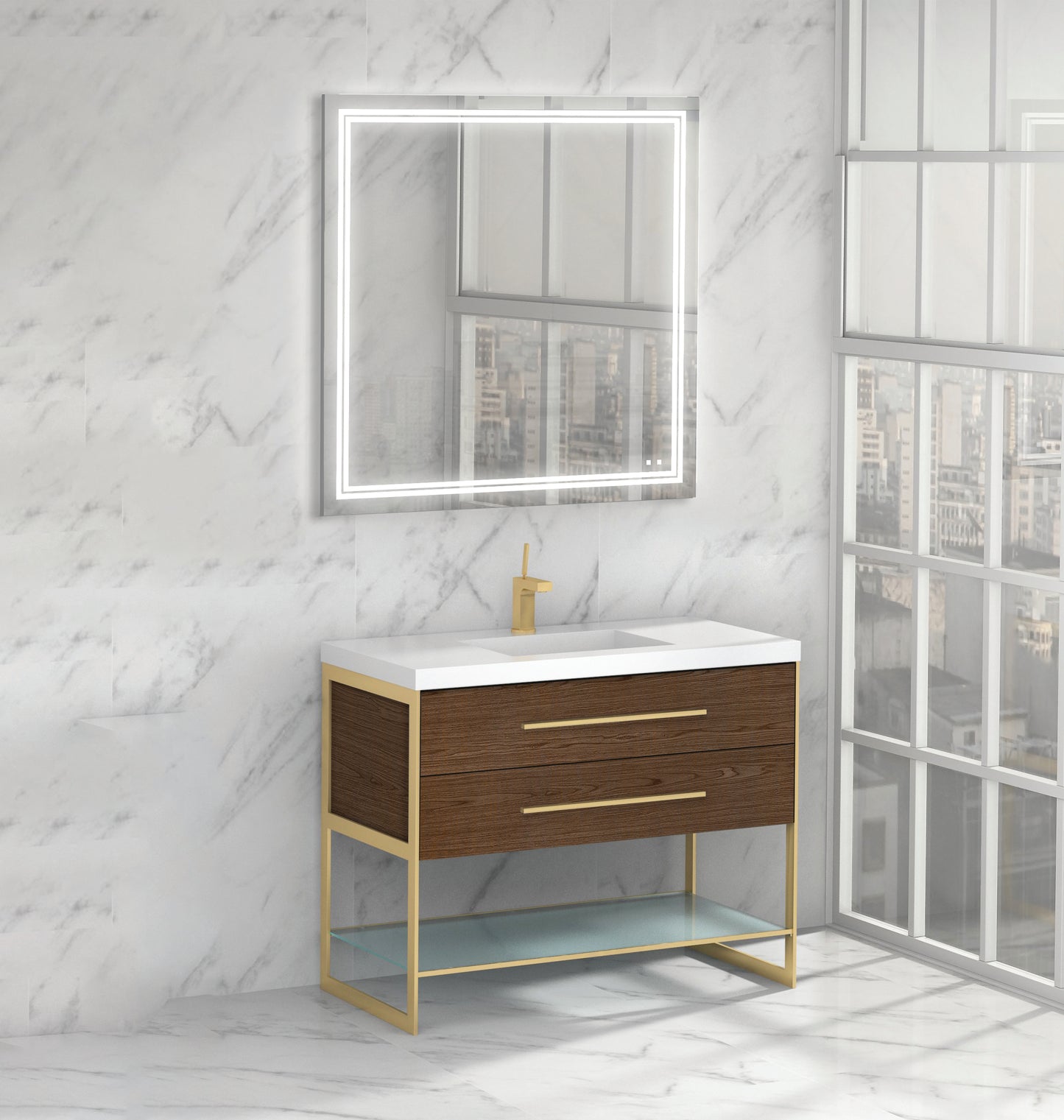 Silhouette 42" Free Standing Cabinet
