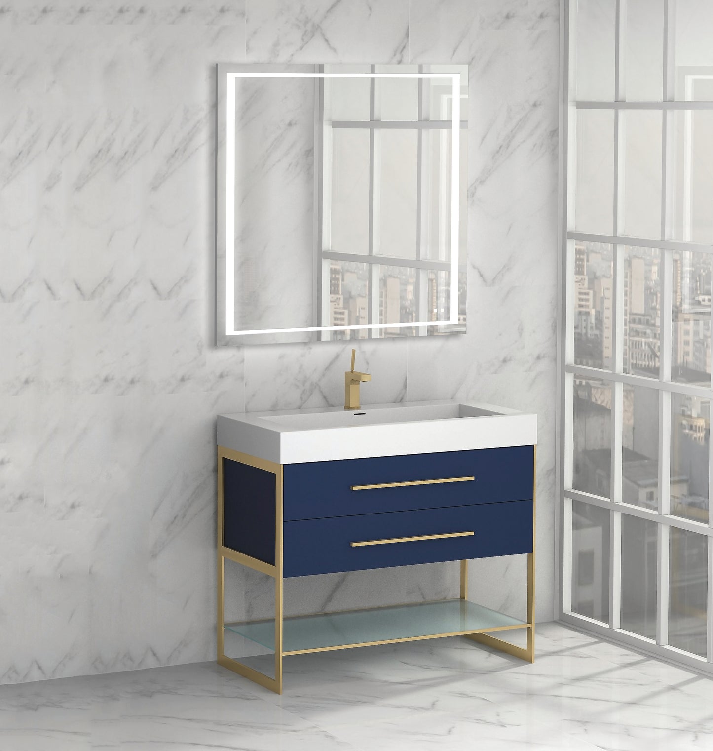 Silhouette 42" Free Standing Cabinet