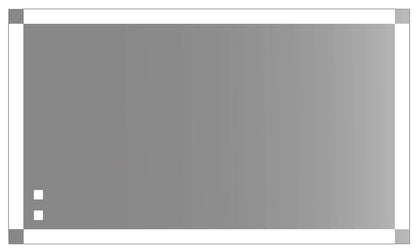 Tranquiliity II Lighted Slique Mirror, 20" x 36" x 7/8", Rectangular, 2700/3000/4000K Temperature, Deffoger, Dimmable