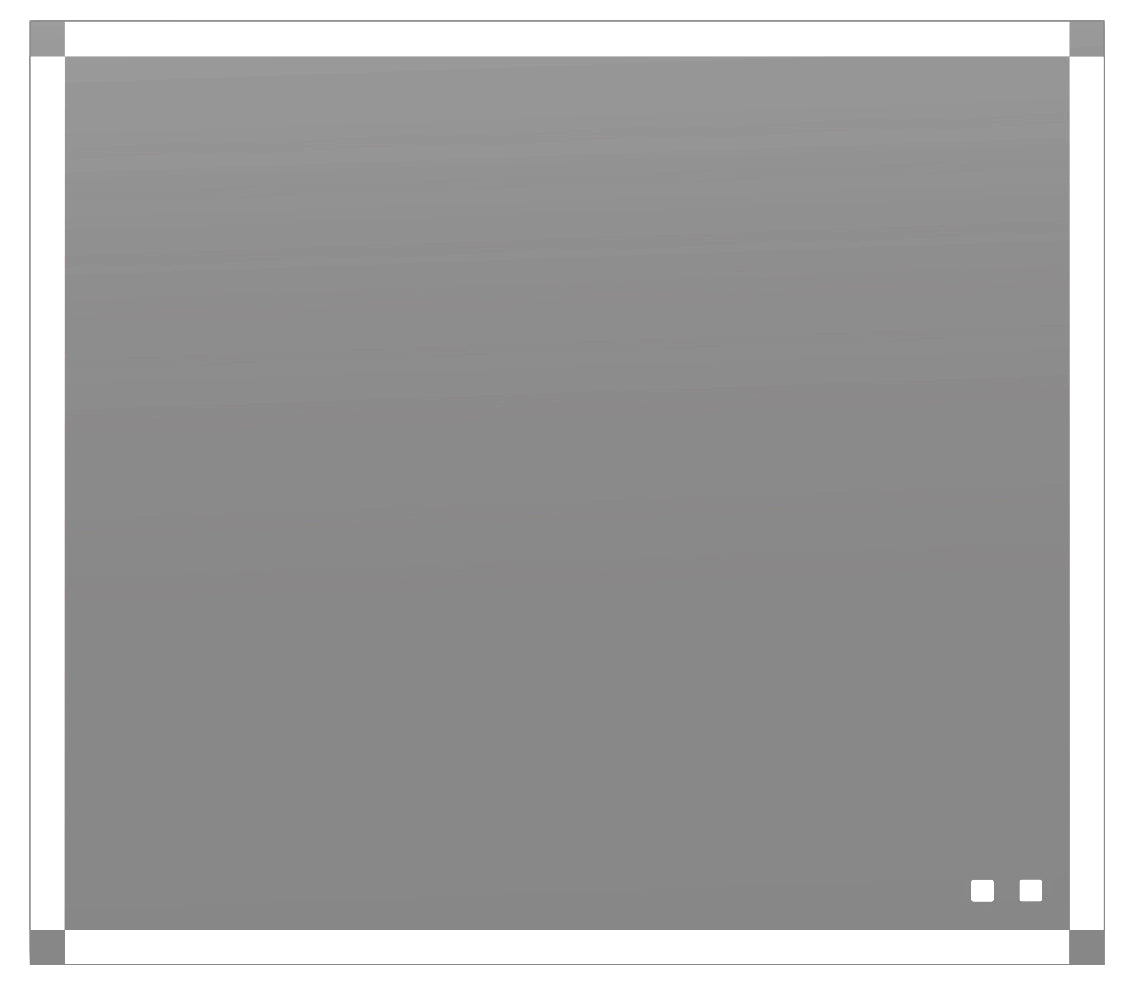 Tranquiliity II Lighted Slique Mirror, 20" x 36" x 7/8", Rectangular, 2700/3000/4000K Temperature, Deffoger, Dimmable