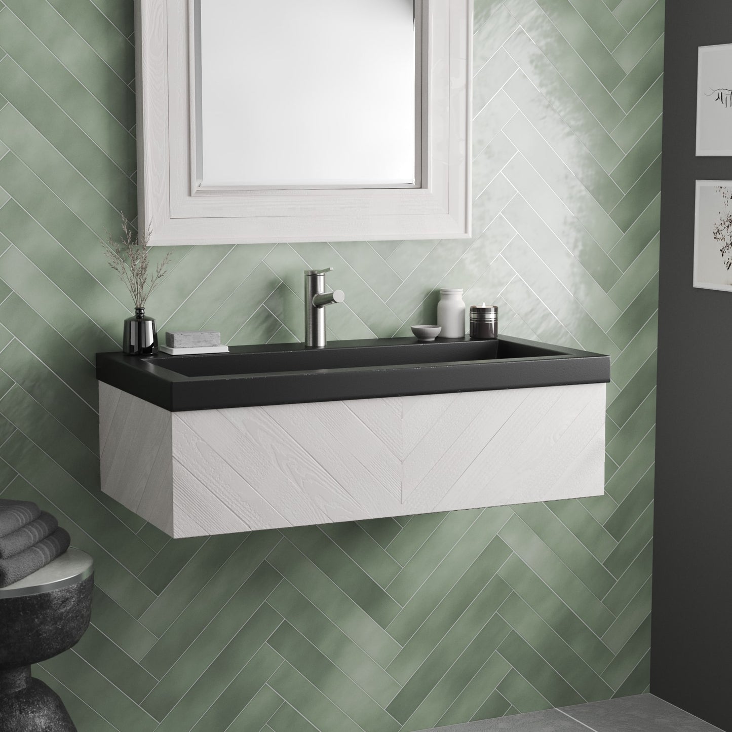 Trough 3619 Bathroom Sink