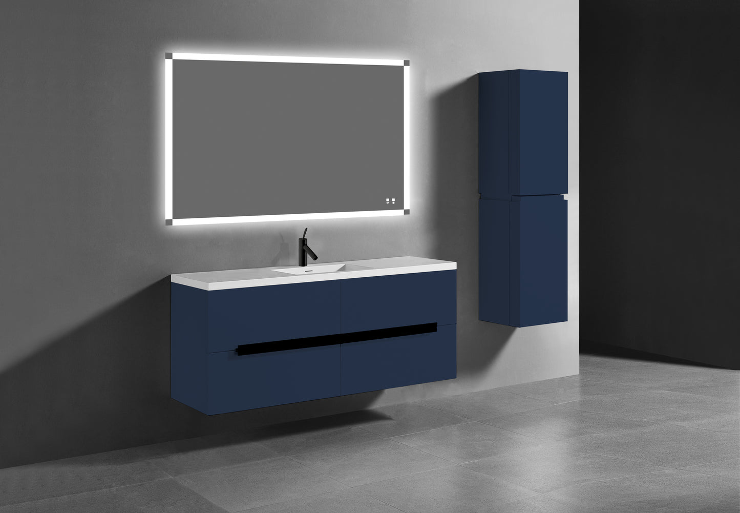 Urban 60C" Wall hung Vanity Cabinet