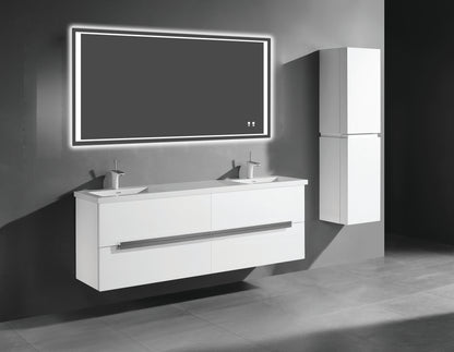 Urban 72D" Wall hung Vanity Cabinet