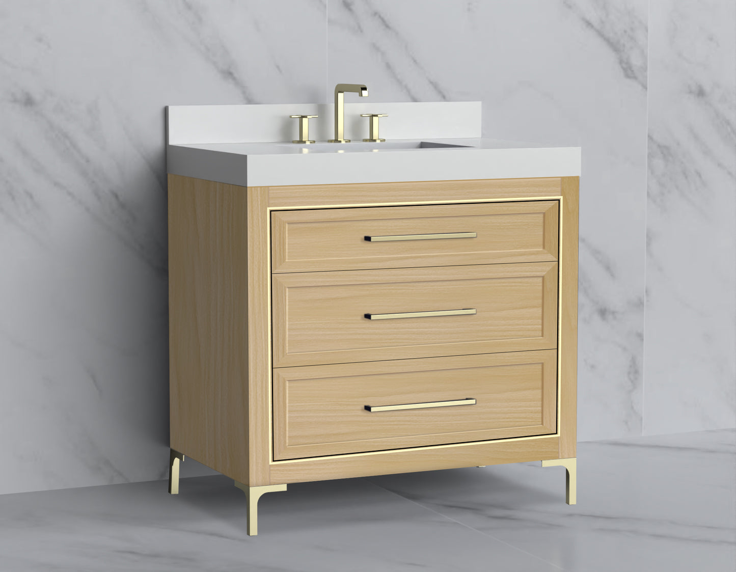 Vision 36" Free standing Vanity Cabinet