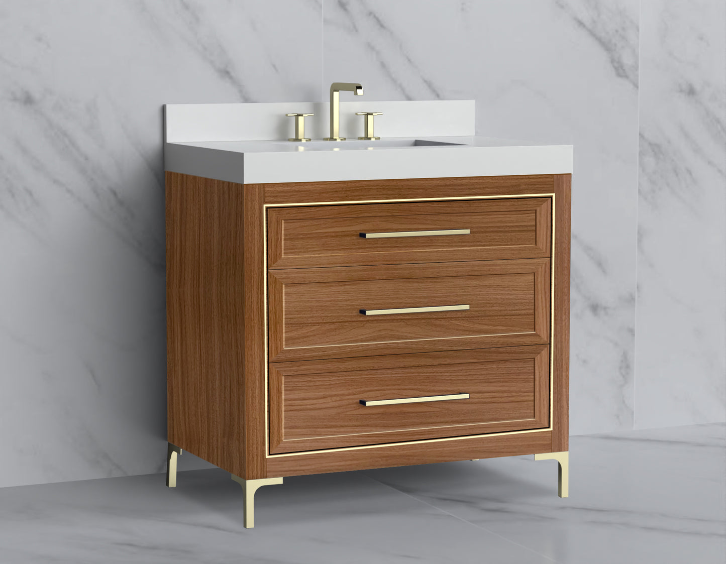 Vision 36" Free standing Vanity Cabinet