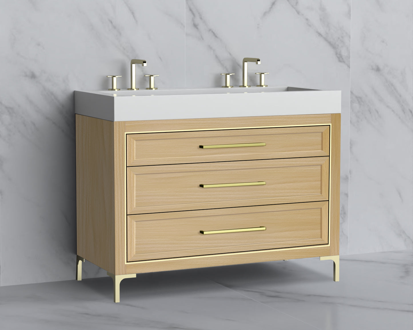 Vision 48D" Free standing Vanity Cabinet