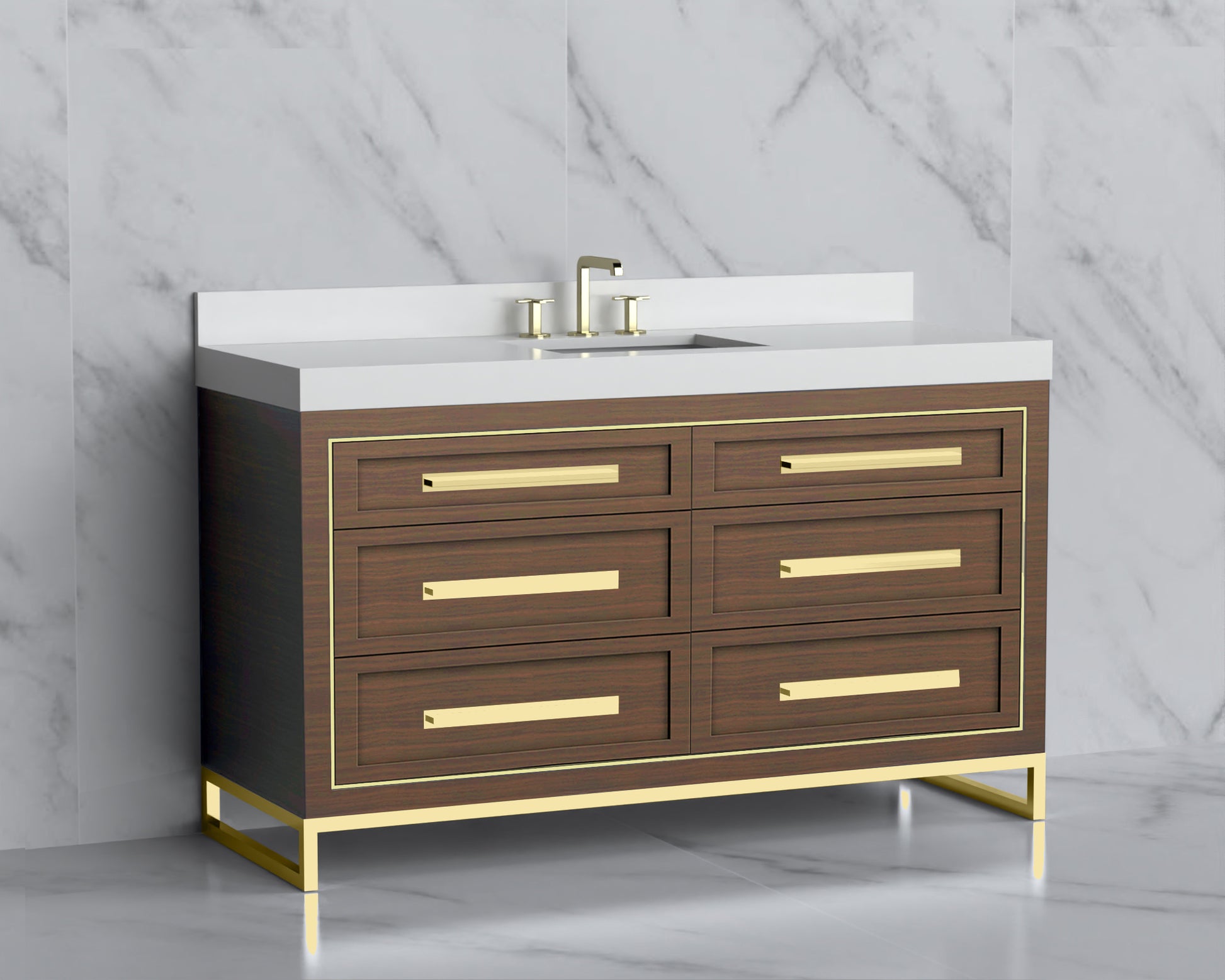 Vision 60C" Free standing Vanity Cabinet