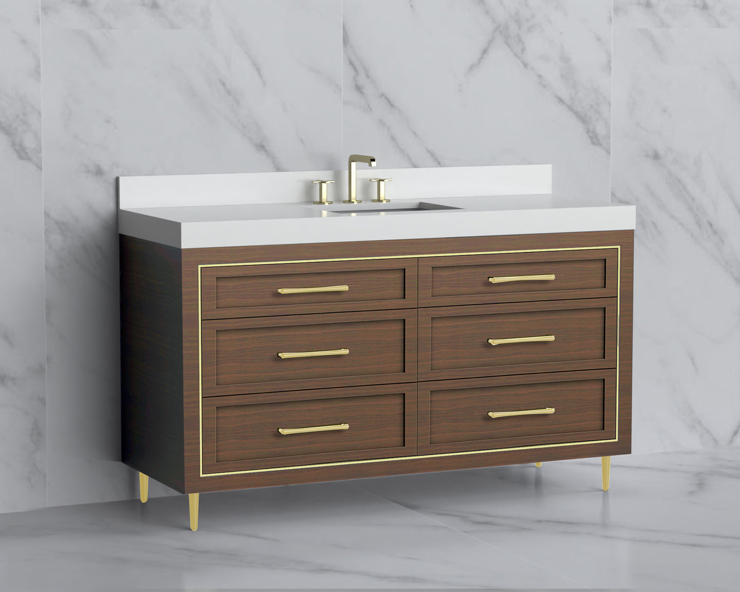 Vision 60C" Free standing Vanity Cabinet