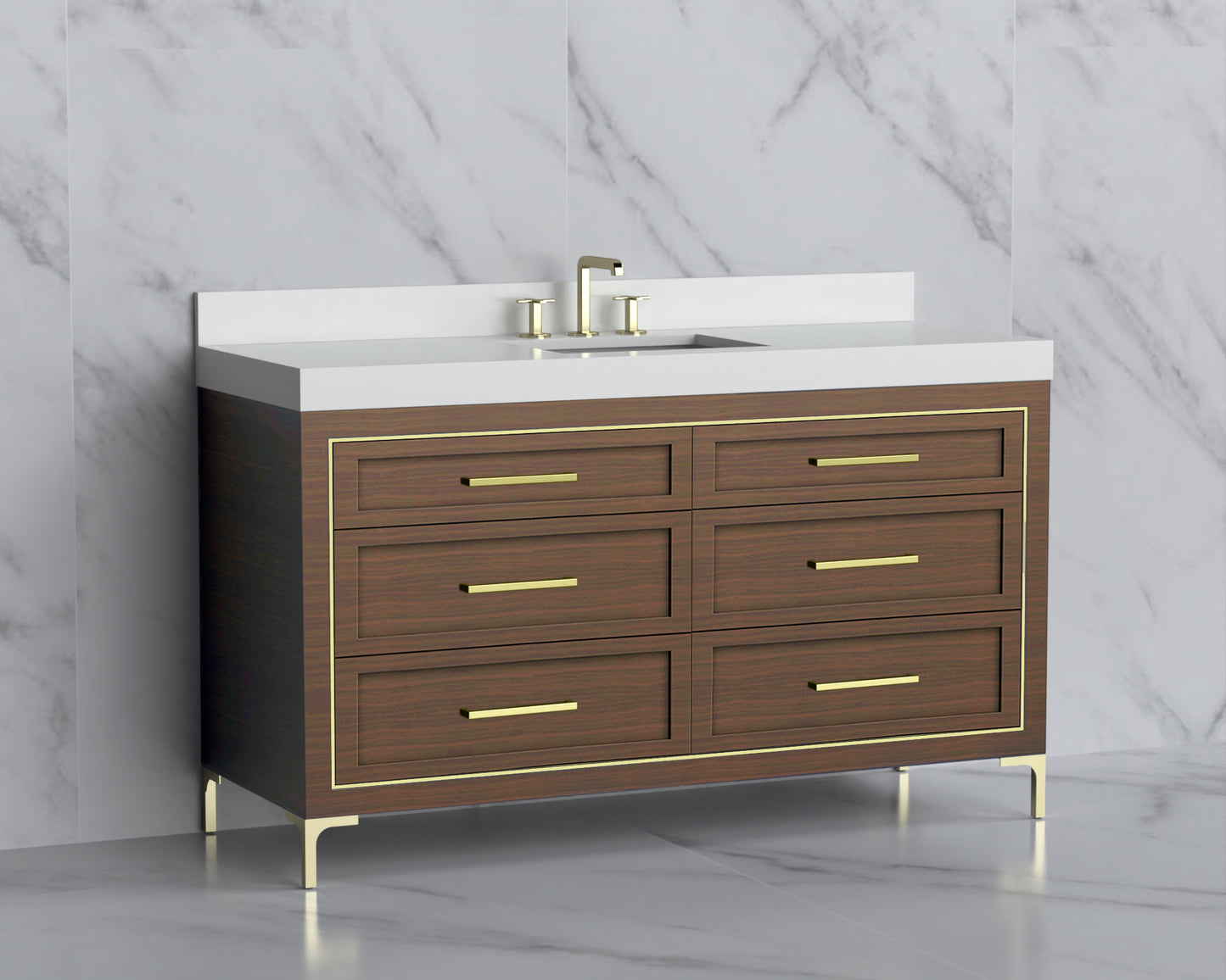 Vision 60C" Free standing Vanity Cabinet