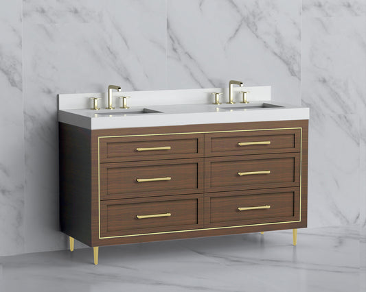 Vision 60D" Free standing Vanity Cabinet