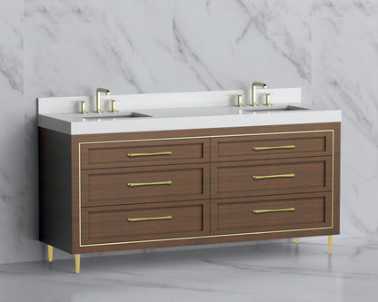 Vision 72D" Free standing Vanity Cabinet