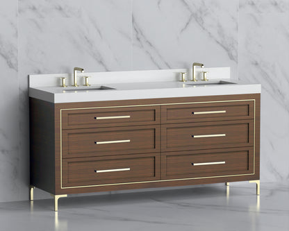 Vision 72D" Free standing Vanity Cabinet