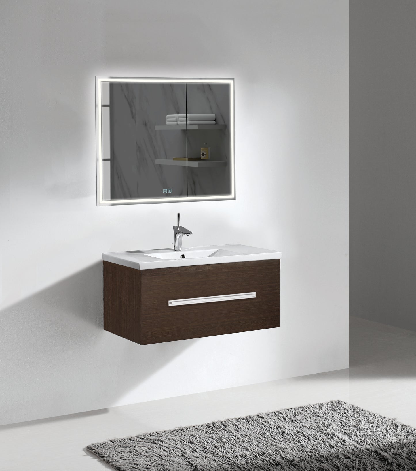 Vogue 36" Wall Hung Vanity Cabinet