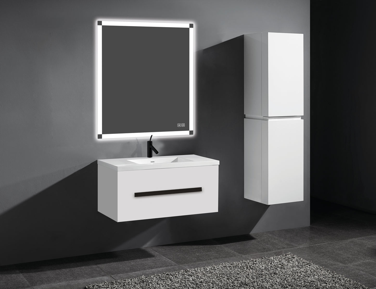 Vogue 36" Wall Hung Vanity Cabinet