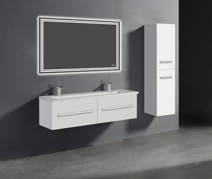 Vogue 60D" Wall Hung Vanity Cabinet