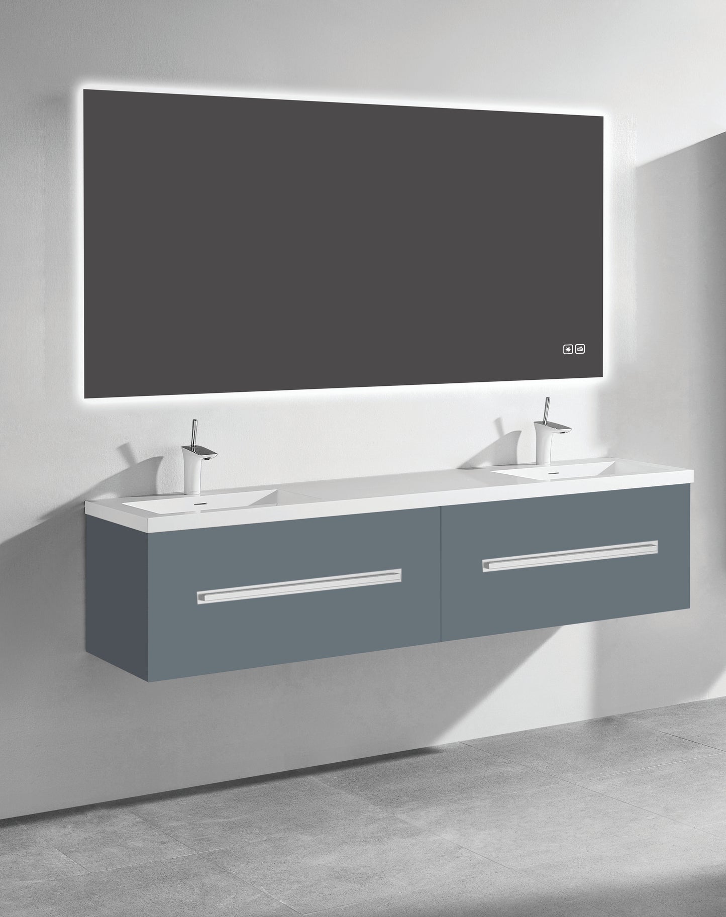 Vogue 72" Wall Hung Vanity Cabinet