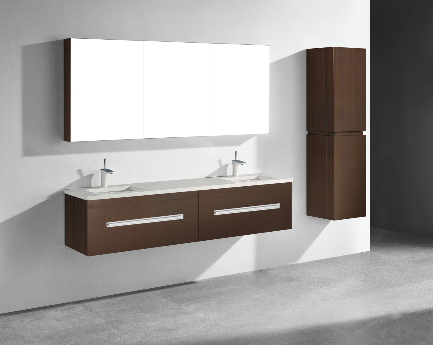 Vogue 72" Wall Hung Vanity Cabinet