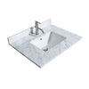 Custom image for Light Green with Brushed Nickel Trim / White Carrara Marble / No Mirror