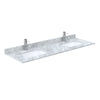 Custom image for White with Matte Black Trim / White Carrara Marble / 58