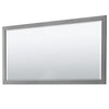 Custom image for Dark Gray with Matte Black Trim / White Cultured Marble / 70