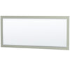 Custom image for Light Green with Brushed Nickel Trim / White Carrara Marble, Oval Sink / 70