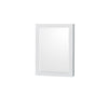 Custom image for White with Brushed Chrome Trim / White Quartz, Rectangular Sink / Medicine Cabinet