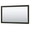 Custom image for Dark Espresso with Polished Chrome Trim / Carrara Cultured Marble, Rectangular Sink / 58