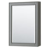 Custom image for Dark Gray with Polished Chrome Trim / Giotto Quartz, Rectangular Sink / Medicine Cabinets