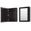 Custom image for Dark Espresso with Matte Black Trim / White Carrara Marble / Medicine Cabinets