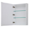 Custom image for White with Polished Chrome Trim / Medicine Cabinet