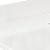 Custom image for White Quartz / 42 in / 42 inch Single Center Sink