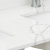 Custom image for Giotto Quartz / 48 in / 48 inch  Double Center Sink
