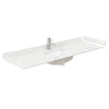 Custom image for Giotto Quartz / 66 in / 66 inch Single Center Sink