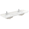 Custom image for Natural Oak with Matte Black Trim / White Quartz / No Mirror