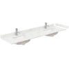 Custom image for Giotto Quartz / 80 in / 80 inch Double Center Sink
