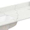 Custom image for Giotto Quartz / 84 in / 84 inch  Double Center Sink