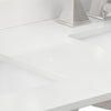 Custom image for White Quartz / 48 in / 48 inch  Double Center Sink