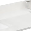 Custom image for White Quartz / 60 in / 60 inch  Double Center Sink