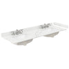 Custom image for Giotto Quartz / 66 in / 66 inch  Double Center Sink