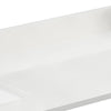 Custom image for White Quartz / 72 in / 72 inch  Double Center Sink