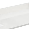 Custom image for White Quartz / 80 in / 80 inch  Double Center Sink