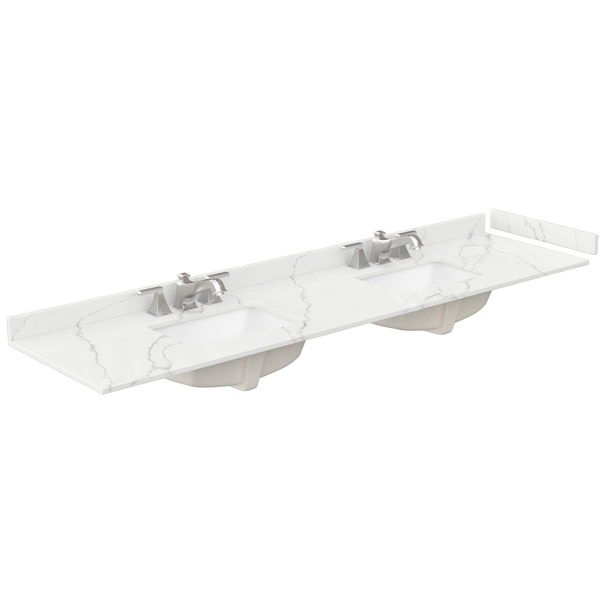 mirandiaページ Miranda Bathroom Vanity with Countertop 84 inch Double Sink 3-hole