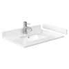 Custom image for Carrara Cultured Marble / 30 in / 30 inch  Single Center Sink