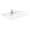Custom image for White Oak with Matte Black Trim / White Cultured Marble / No Mirror